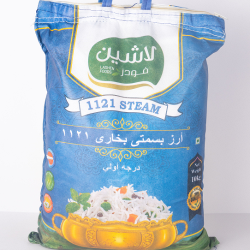 10KG Premium Basmati – 1121 Steam Rice by Lashen Foods